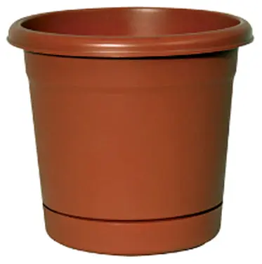 6 Inch Rolled Rim Planter Terra Cotta Small Plants SOUTHERN PATIO