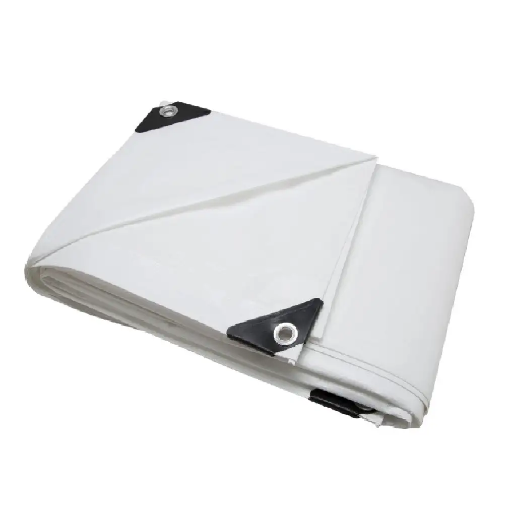 ProSource TW2020 Plastic Tarp White 20ft x 20ft Multipurpose