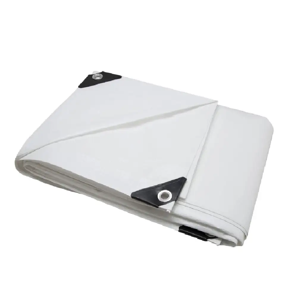 ProSource TW2030 Plastic Tarp White 20ft x 30ft Waterproof