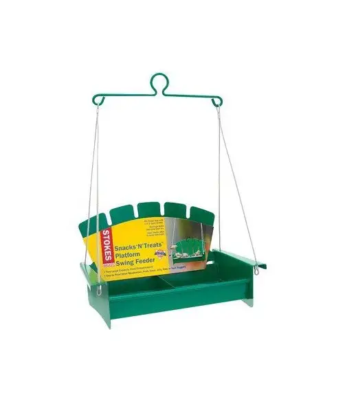 Stokes Select 38267 Snacks N Treats Platform Swing Bird Feeder Outdoor
