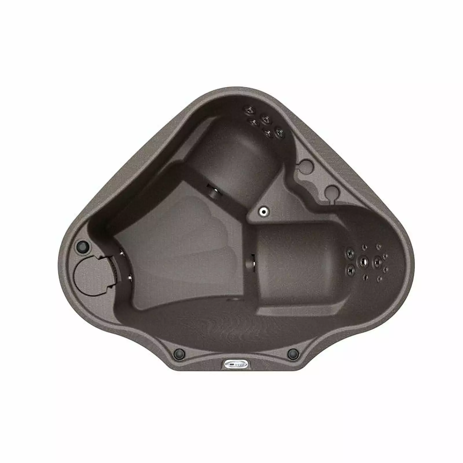 Aquarest Spas AR-300 Select 2-Person 20-Jet Plug and Play Hot Tub LED Waterfall - Keystone