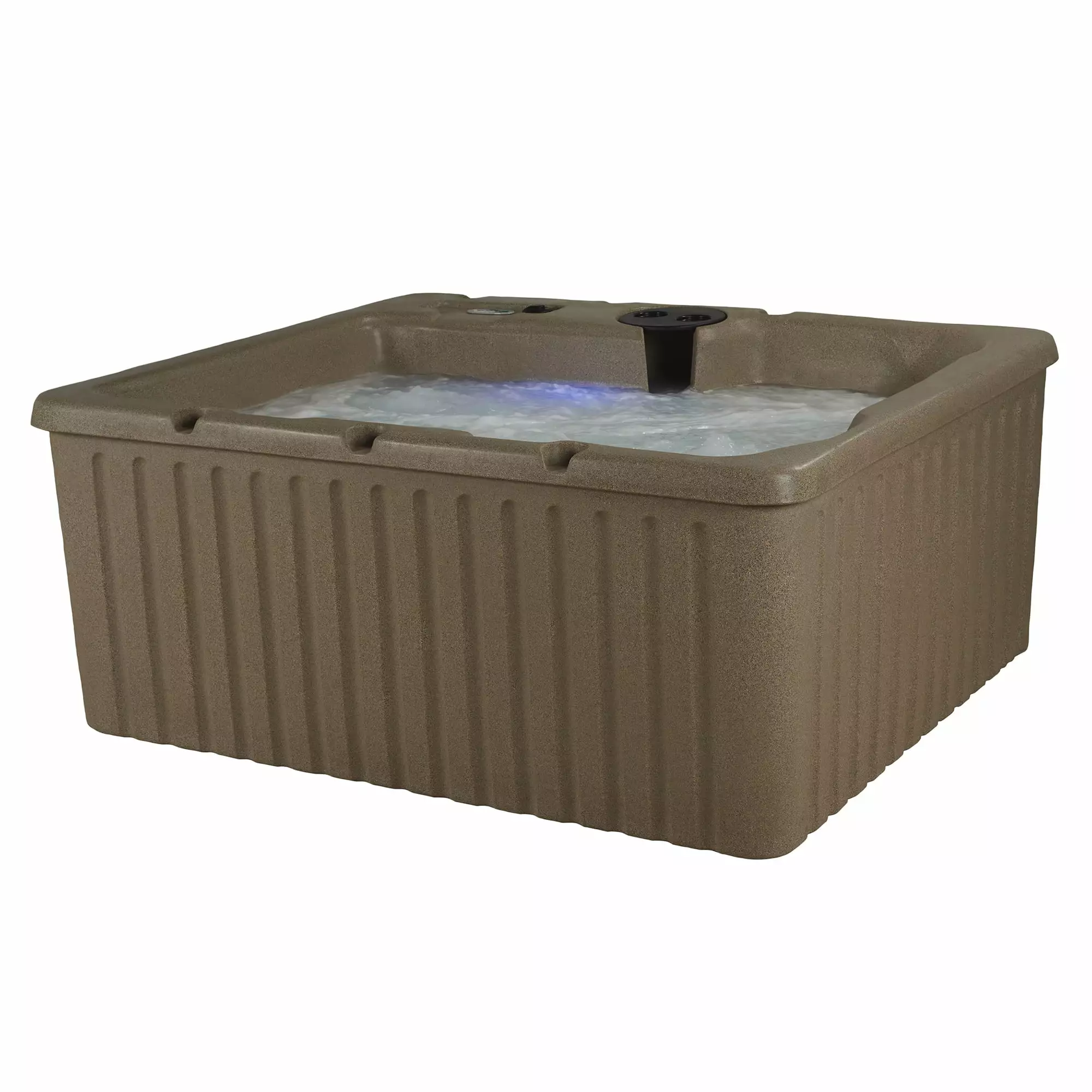 Current 3-4 Person Plug and Play Spa Stainless Steel Heater and Jets Aqualife Strong Spas