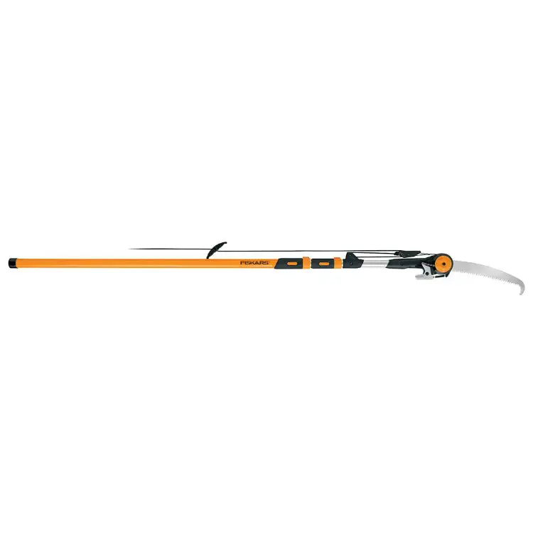 Fiskars 394631-1001 Chain Drive Extendable Pole Saw and Pruner 7 to 16 Feet Adjustable Tree Trimmer