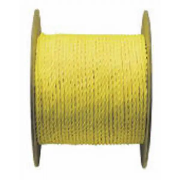 Mibro 300521TV Twisted Polypropylene Rope Yellow 1/4 x 1200 Feet Marine Grade