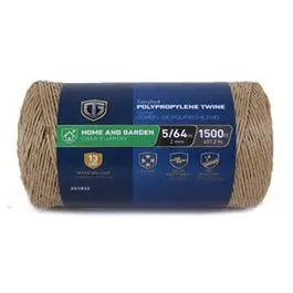 Brown Polypropylene Twine 1500-Foot Heavy Duty Packing Rope Various