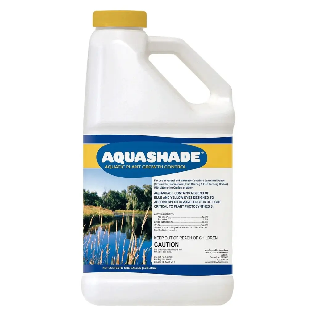 Aquashade 1 Gallon Pond Dye Water Clarity and Algae Prevention