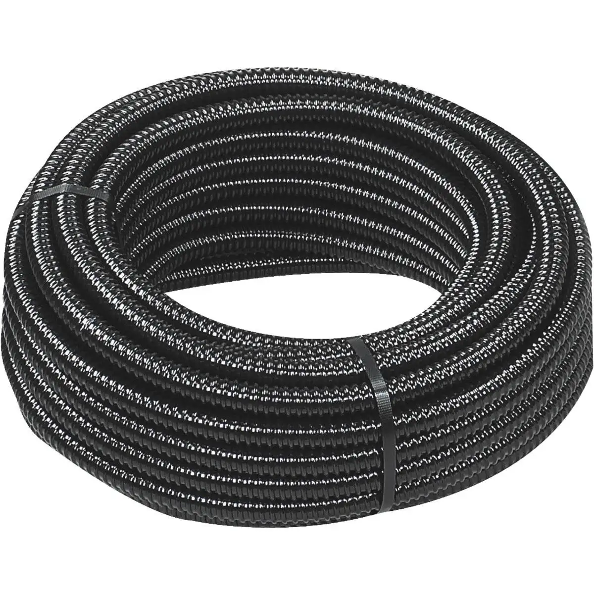 PondMaster 12414 Reinforced Pond Tubing Black 1-1/2 x 20 Feet High Flow