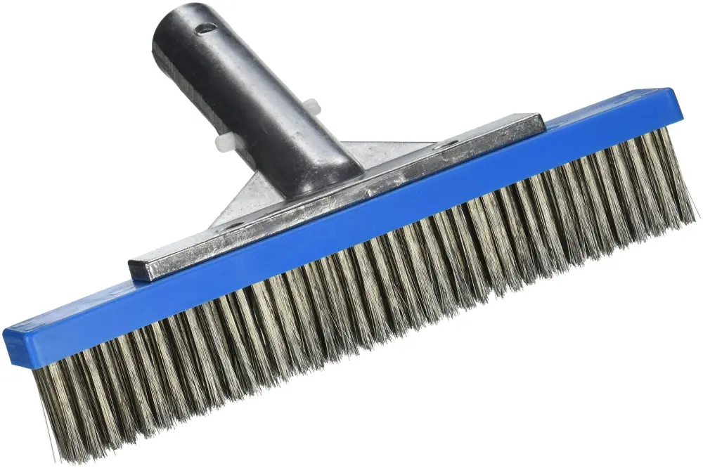 Pentair R111626 709 Back Aluminum Algae Brush Stainless Alloy Bristle, 9-Inch