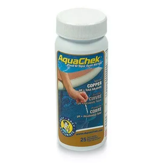 AQUACHEK Copper Test Strip 6 Bottles per Case 661454E