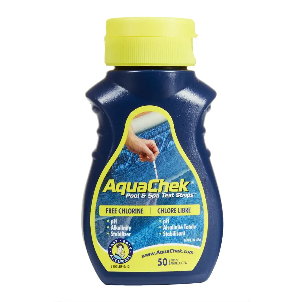 AquaChek Yellow Pool and Spa Test Strips – 4 1