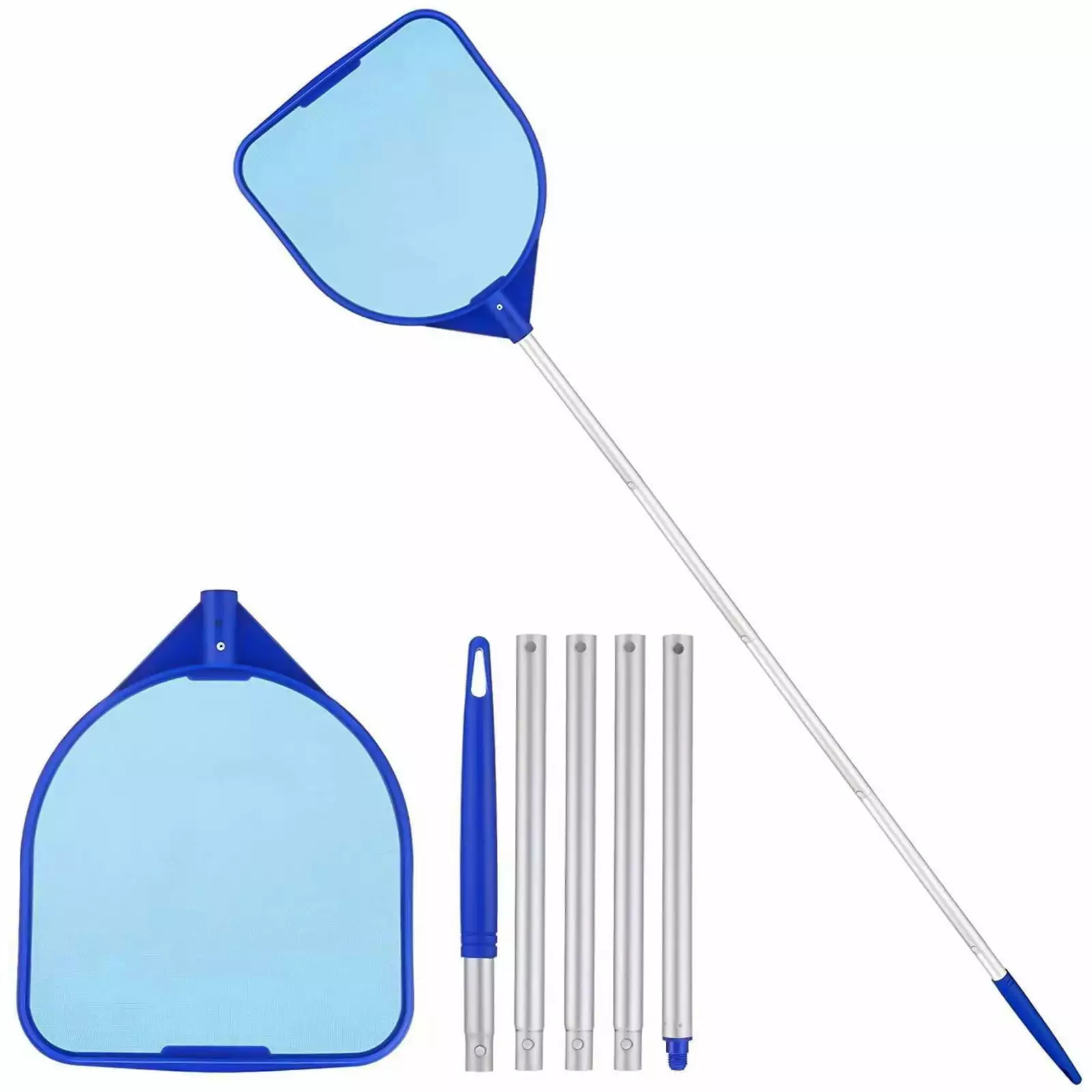 Clearance Aoksee Pool Cleaning Tools Swimming Pool Leaf Skimmer Mesh Net Pole
