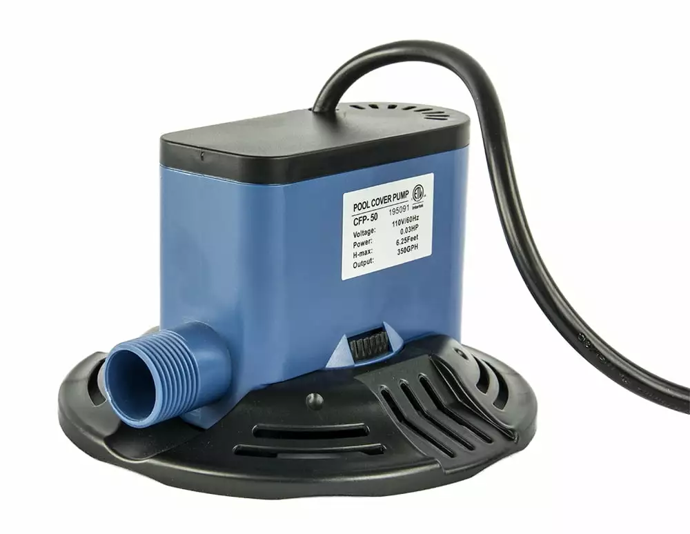Ocean Blue 350 GPH Electric Swimming Pool Winter Cover Pump Auto On/Off Feature 350