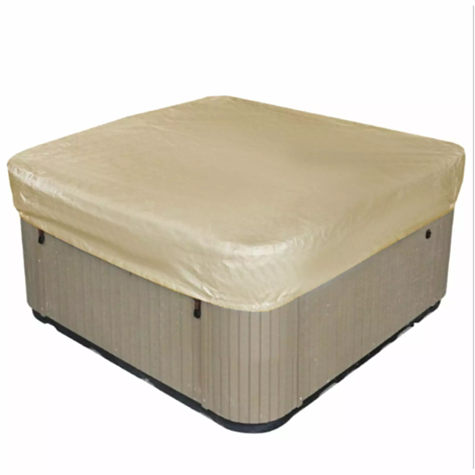 Wholesale Beige Square Hot Tub Cover Waterproof Pool Dust Protector Storage Case