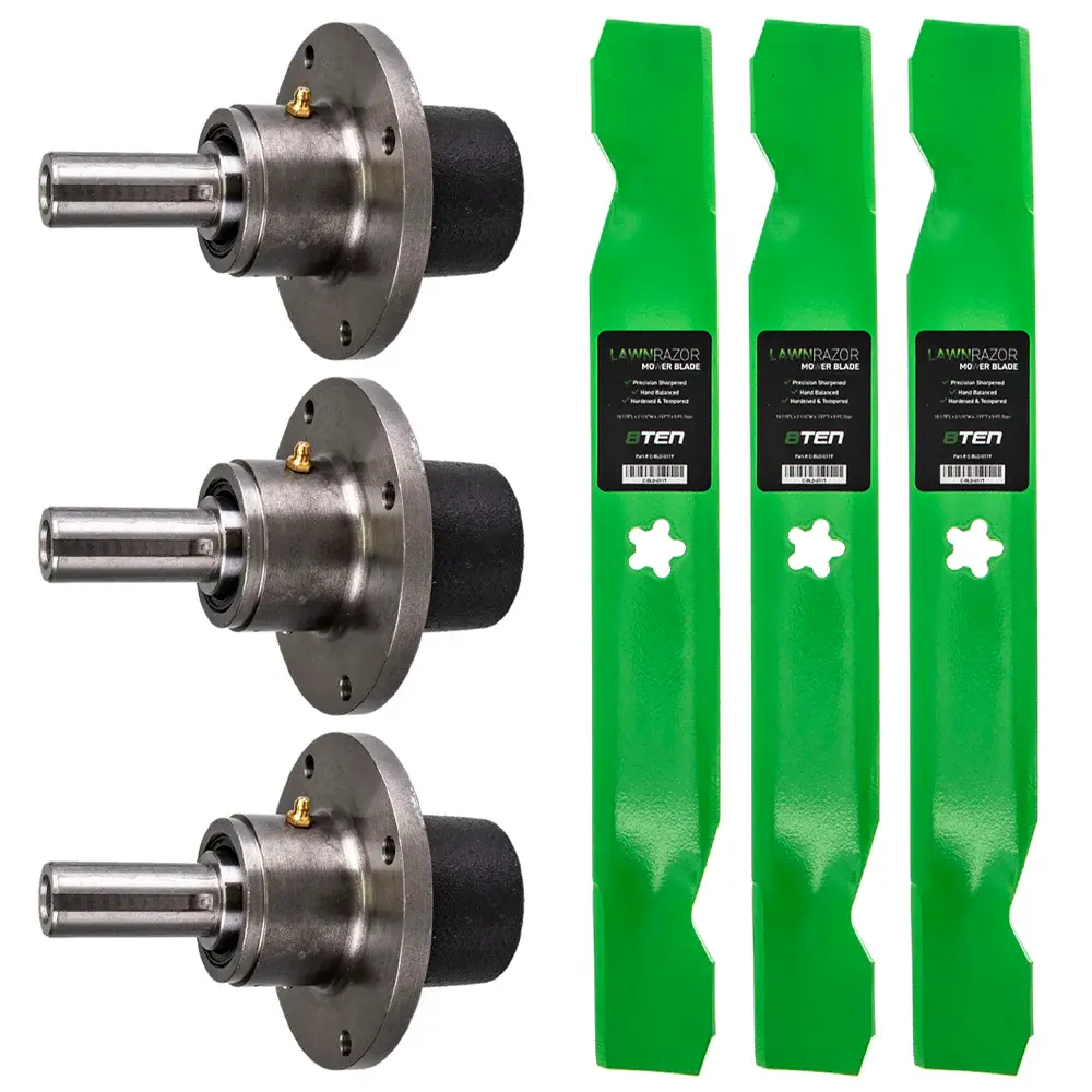 Deck Spindles & Mower Blades Kit Gravely Ariens Superb Dane MK1002208