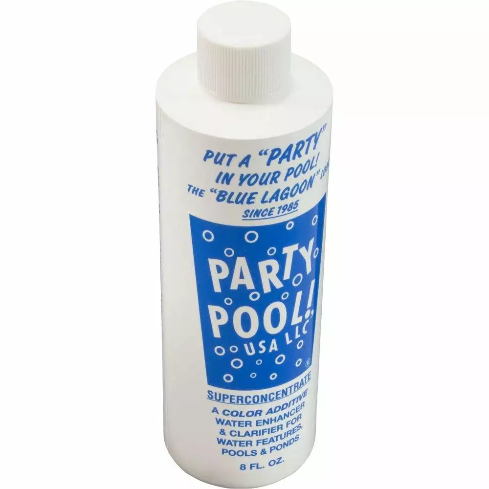 Party Pool Blue Lagoon 8 oz Pool Water Colorant Fun Swimming