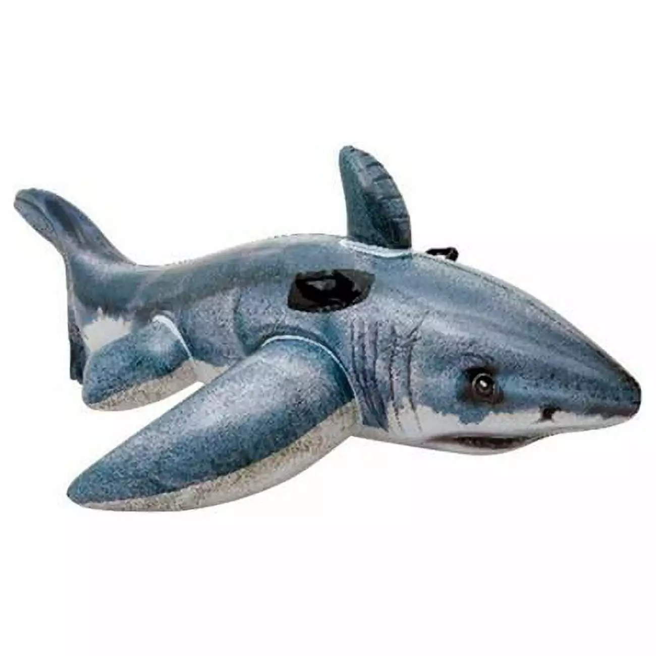 57525EP Shark Pool Float Inflatable Ride-On Kids and Adults Summer Water Fun