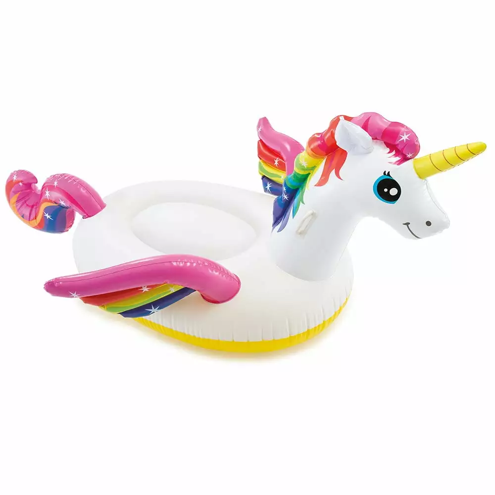 Intex Unicorn Inflatable Ride-On Pool Float 79 X 55 X 38 Inches One