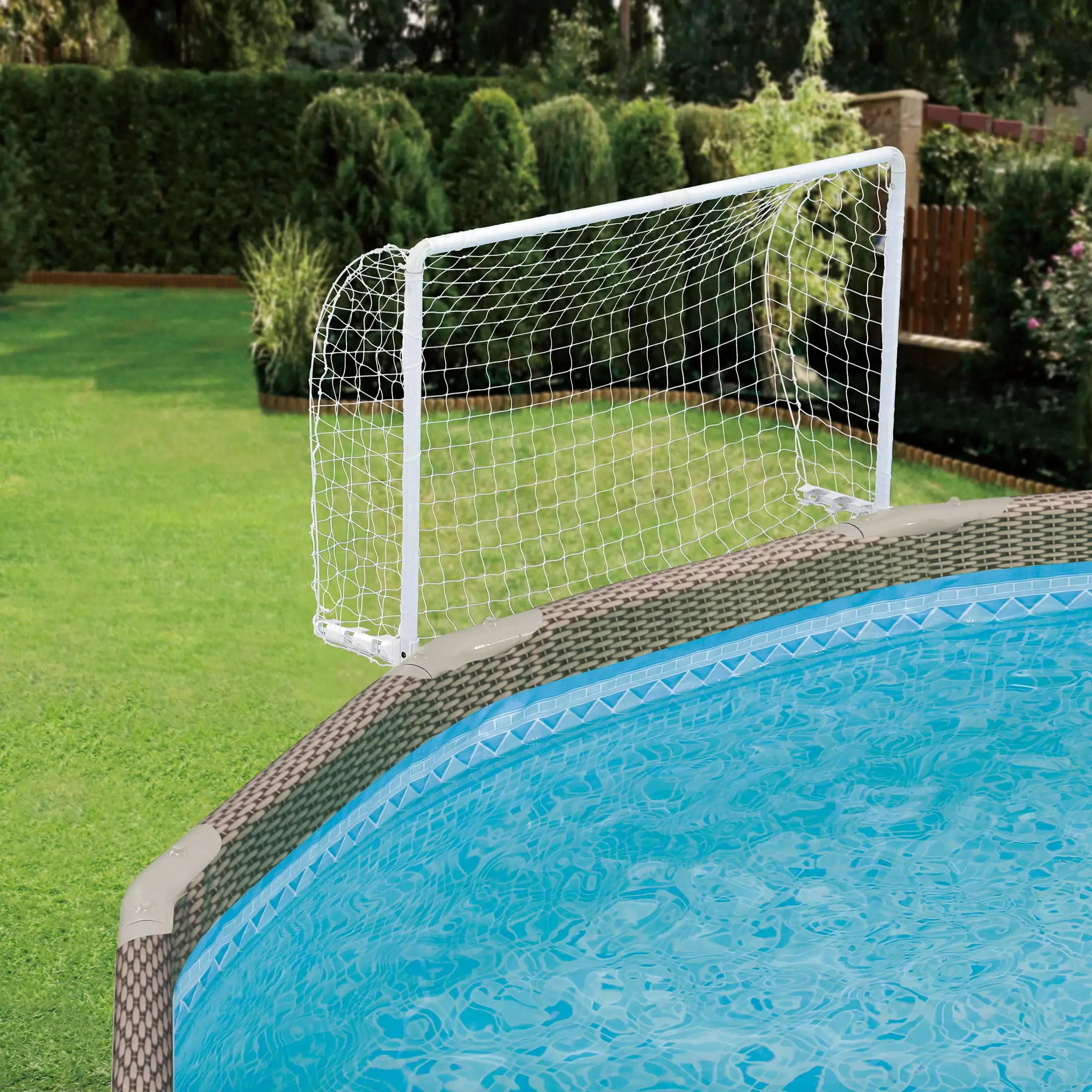 Summer Waves Water Polo Pool Game Metal Frame Above Ground Pools Goal Posts
