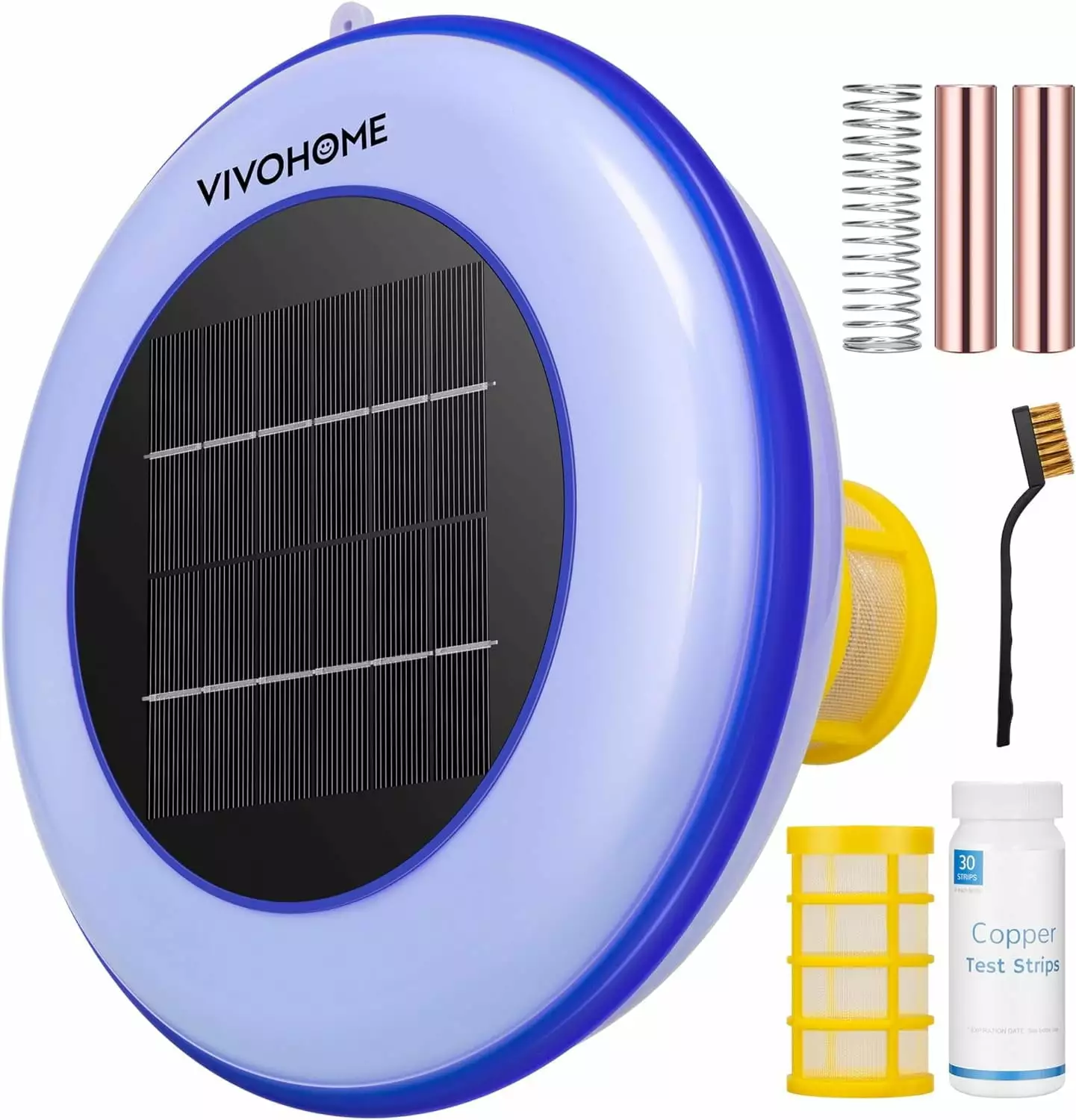 SPECSTAR Solar Pool Ionizer Sun Shock Water Purifier Automatic Cleaner Pools Up to 35000 Gallons