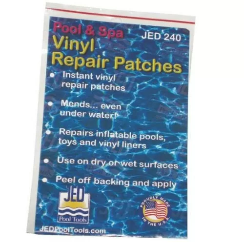 Jed 35-240 Pool & Spa Vinyl Repair Patches Quick Leak Fixes