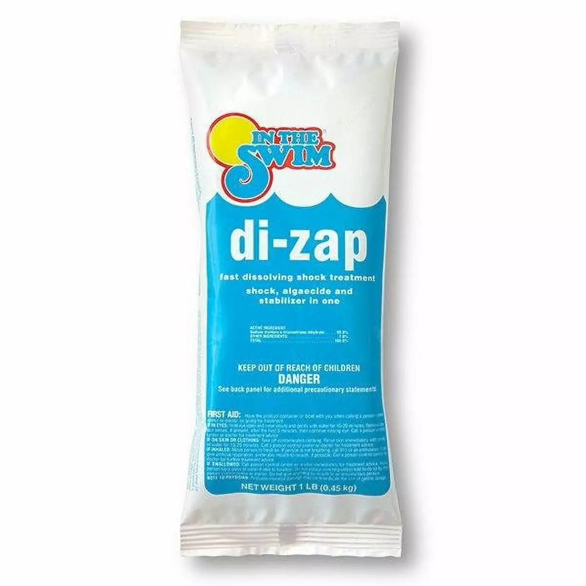 Swim Di-Zap Multi-Shock 6 x 1 lb Bags Pool Sanitizing and Algae Control 12