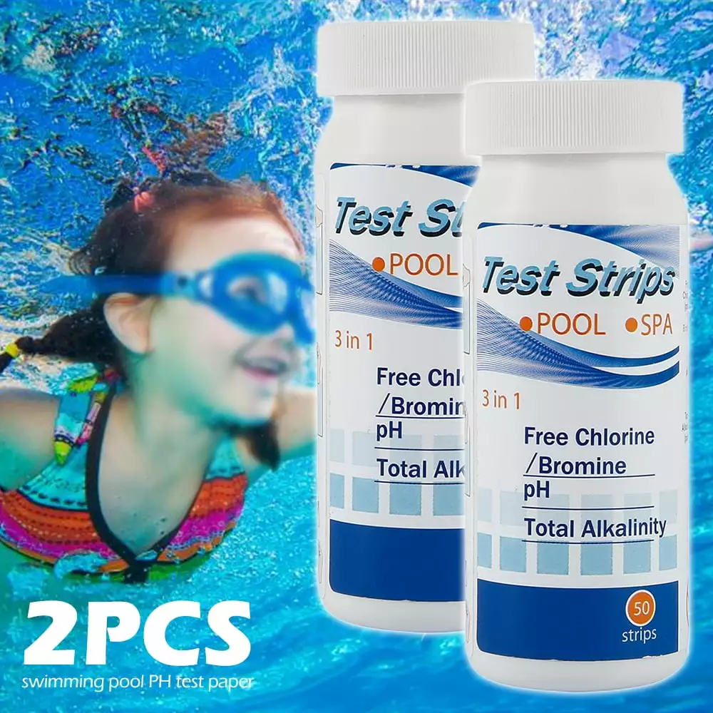 Willstar 3 1 Water Test Strips 100 Strips Swimming Pool and Spa Water Quality Testing Pool