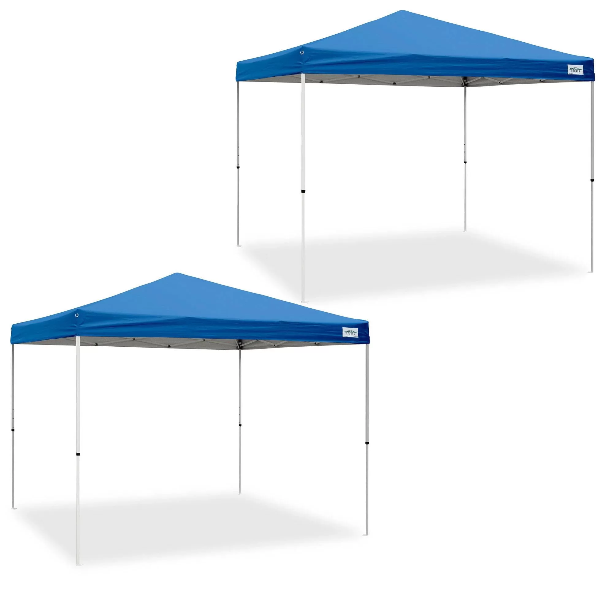 Caravan Canopy V Series 2 Pro 10' x 10' Straight Leg Canopy Blue 2 Pack