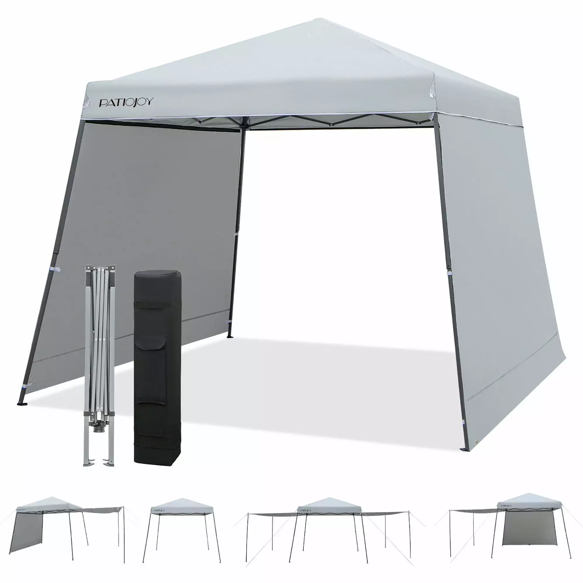 Gymax Patio 10 x 10FT Instant Pop-up Canopy Folding Tent Sidewalls & Awnings Outdoor