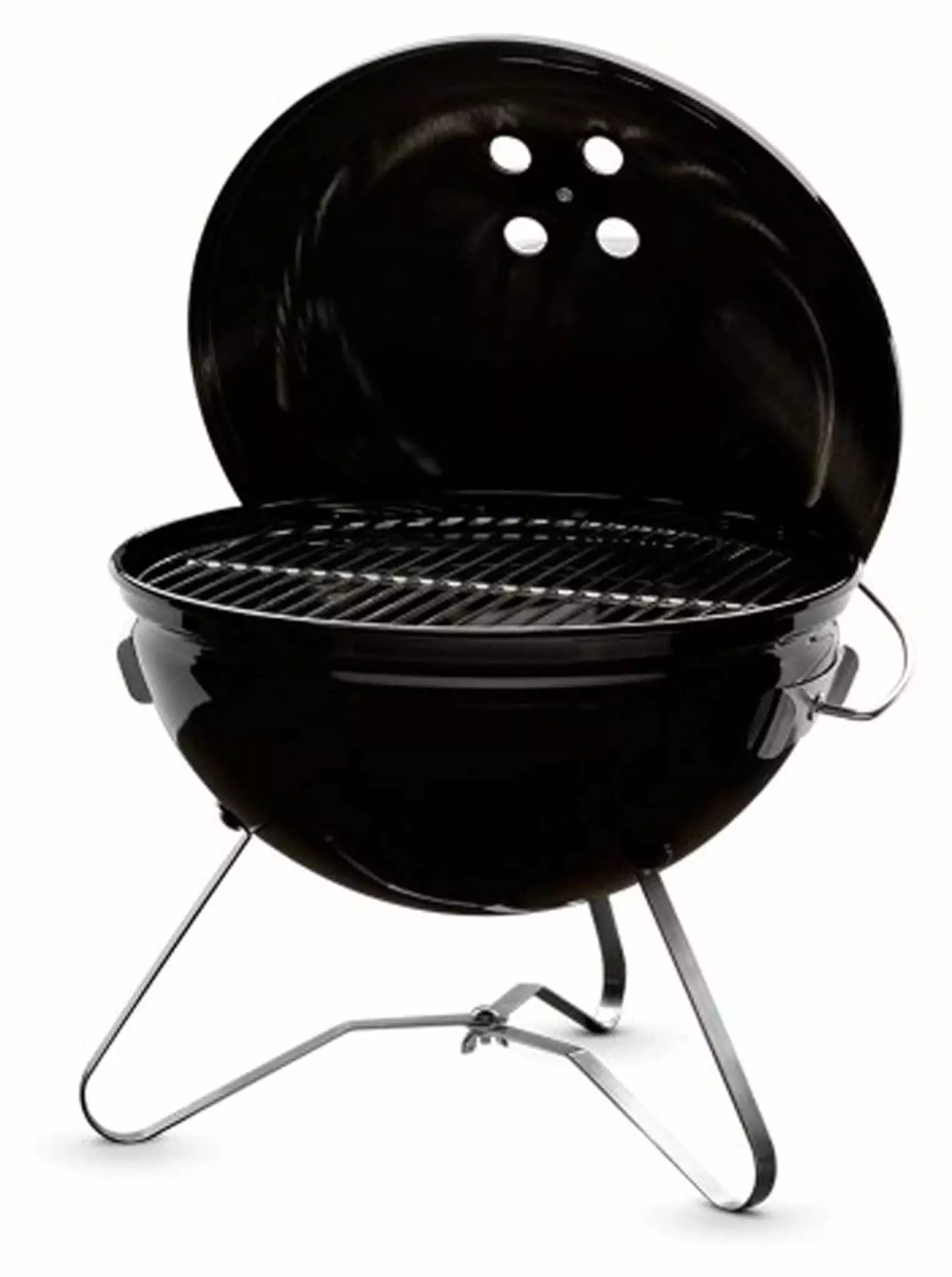 CLkPde Smokey Joe 14-Inch Portable Black Travel-friendly Charcoal Grill Outdoor Cooking