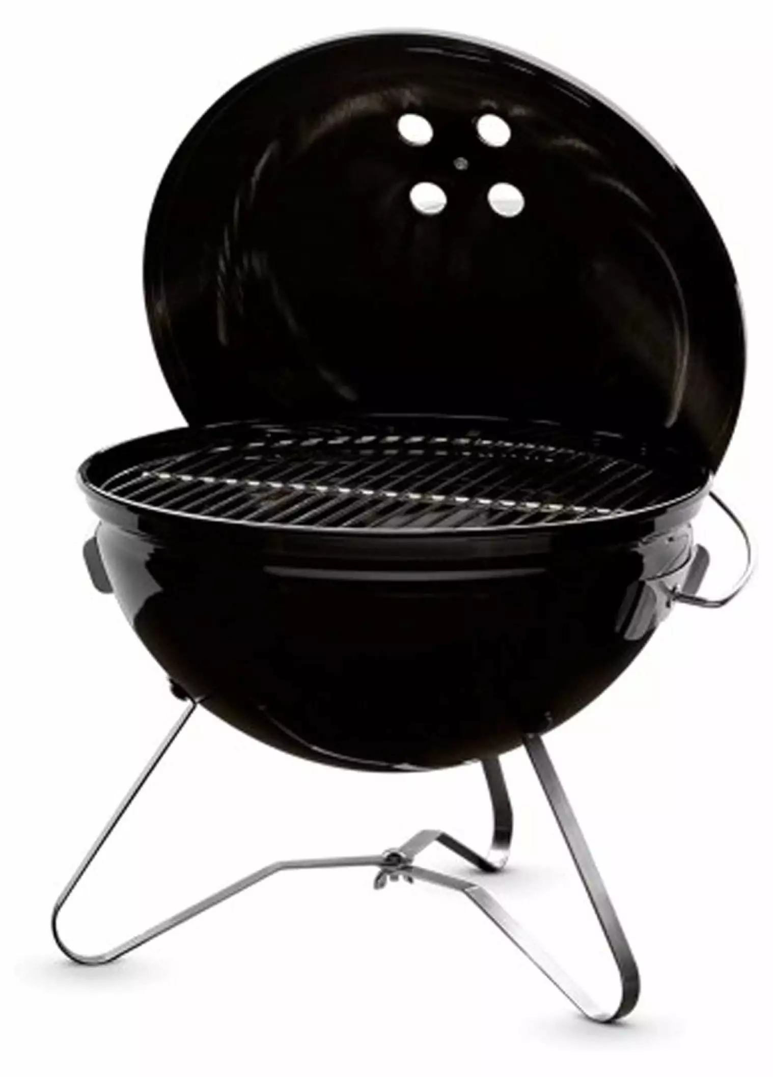 DieJedXi Smokey Joe 14-Inch Black Travel-friendly Portable Charcoal Grill Outdoor Picnics