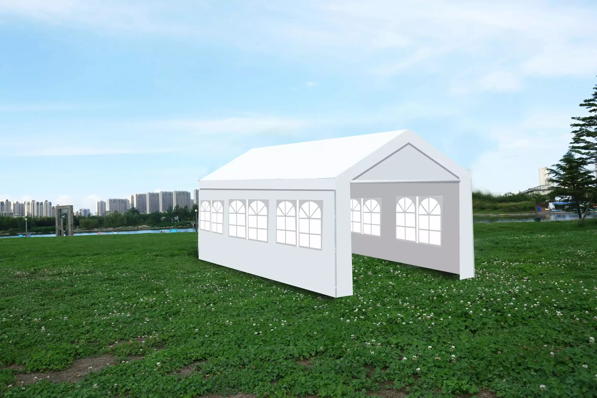 Canopy Garage Portable Shelter Outdoor Storage and Vehicle Protection unknown