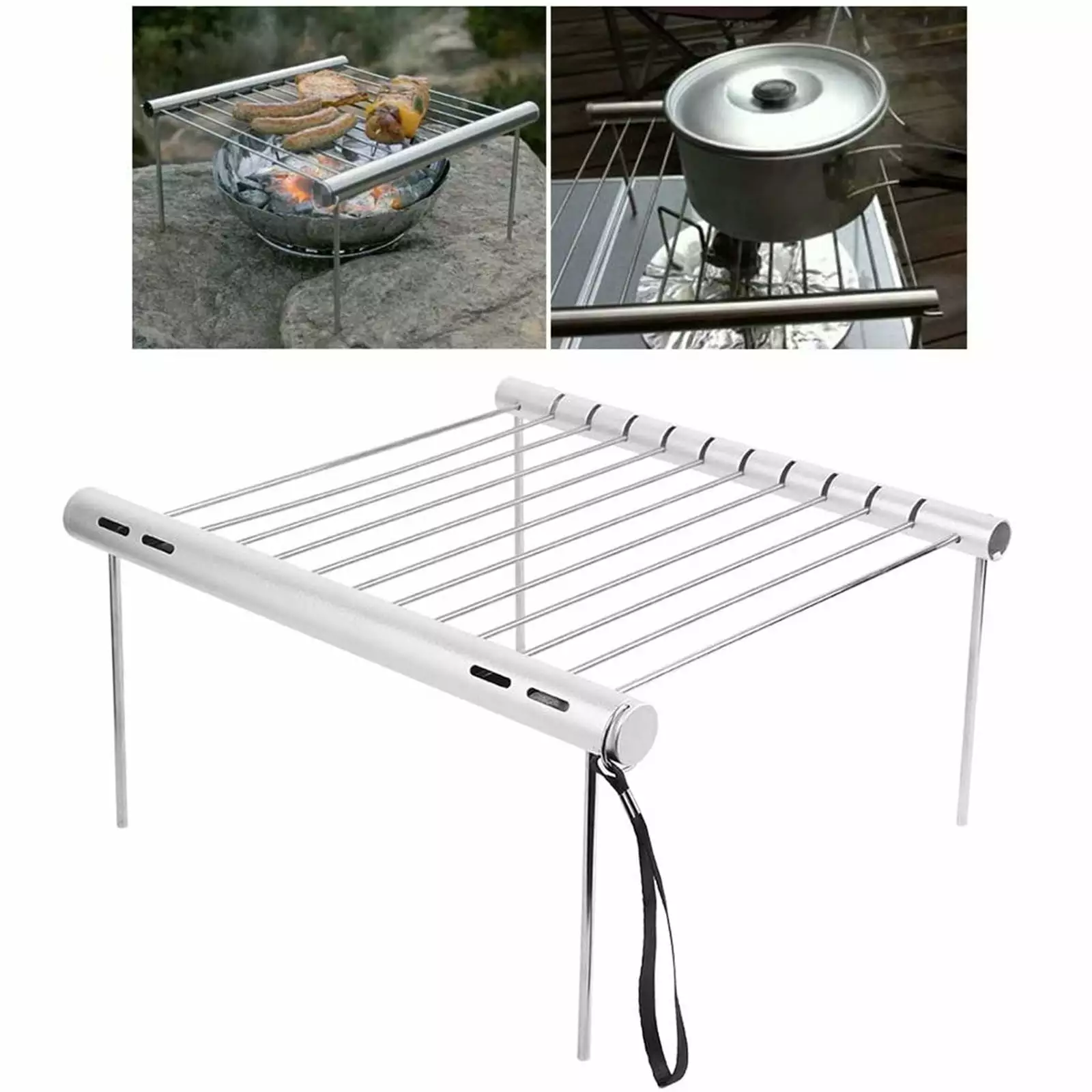 2024 Anckoeil Barbeque Grill Portable Folding Grill Outdoor Camping Cooking Picnics Summer Savings