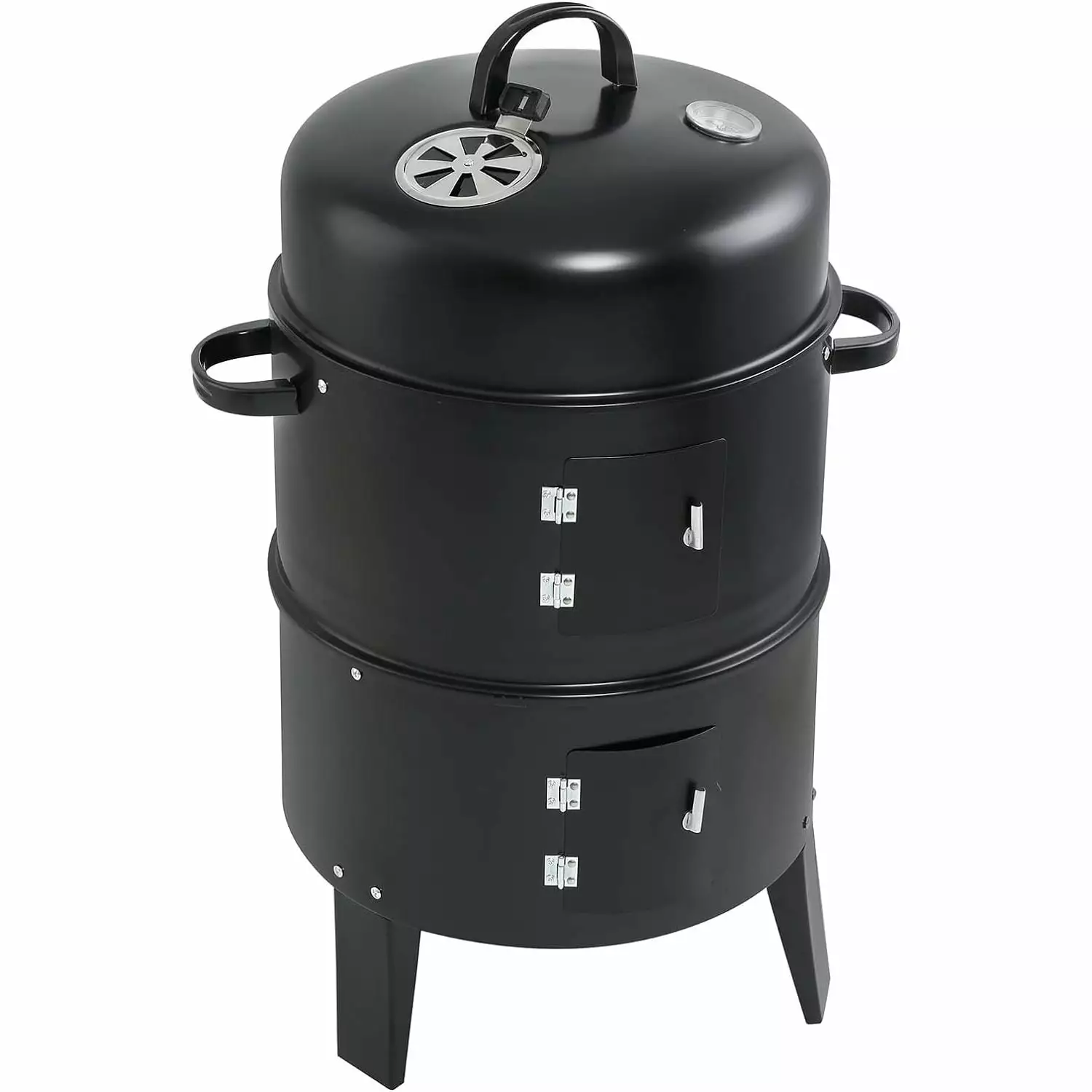 TTHOME TC-Home Travel-friendly Charcoal Smoker Grills Outdoor BBQ Grill Smoker Cooking Two-Layer Barbecue Grill BHSF
