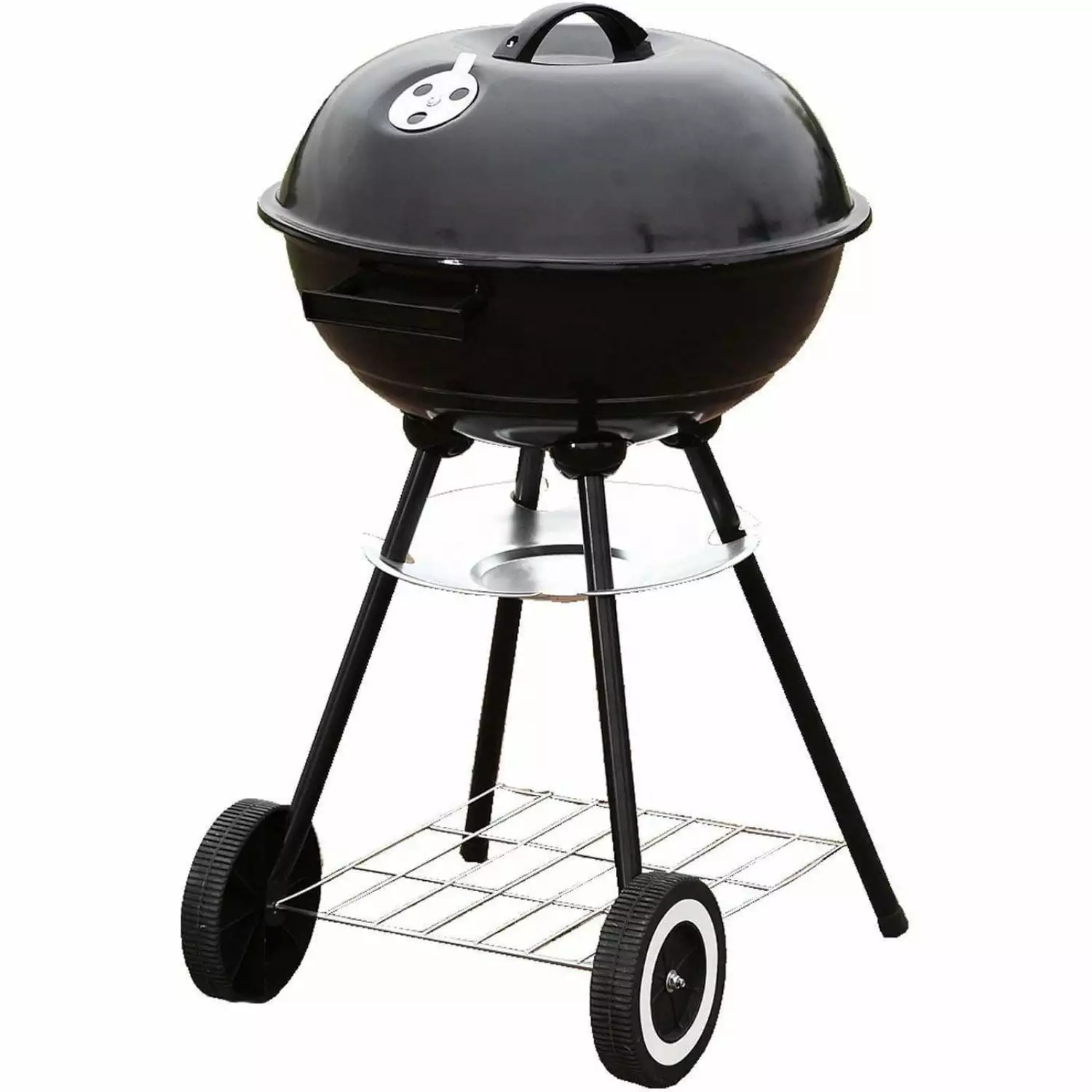 Travel-friendly 18 Charcoal Grill Outdoor BBQ Stainless Steel Backyard Cooking CMS