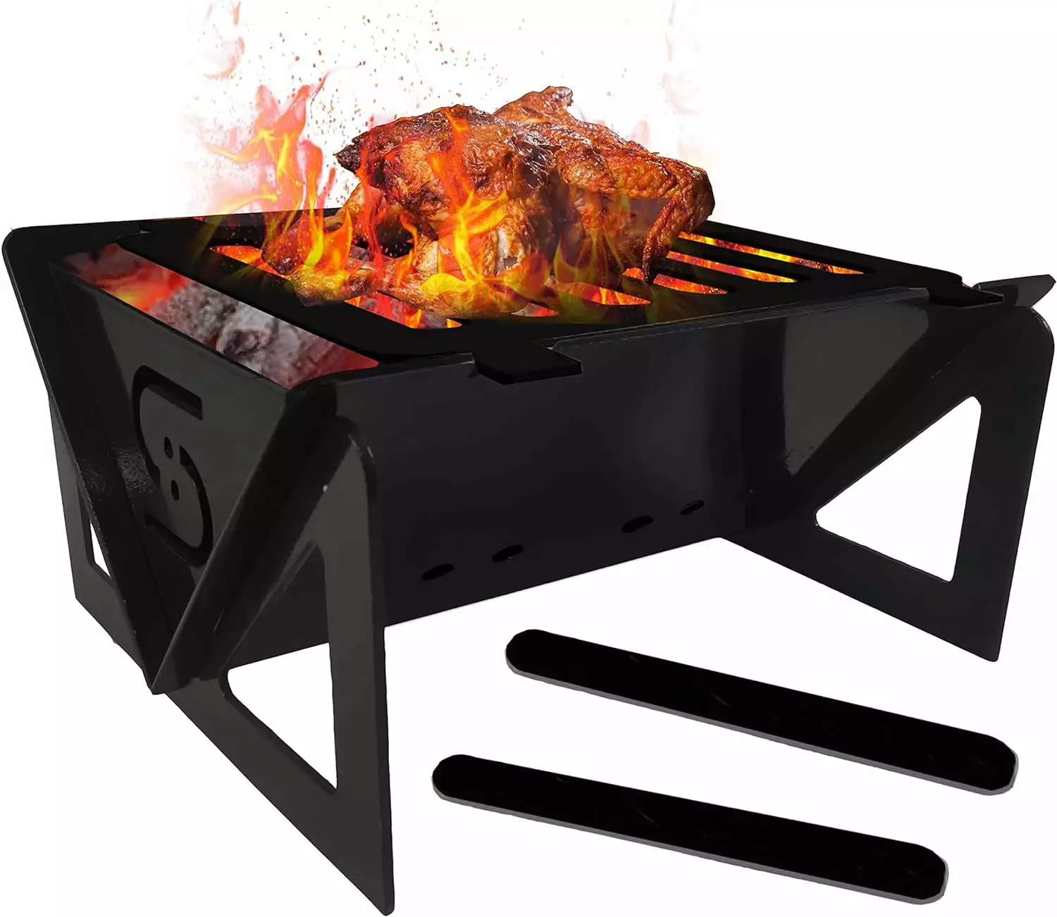 Store Travel-Friendly Charcoal Grill Outdoor Patio Camping Cooking Small Sturdy Hibachi Grill gililg