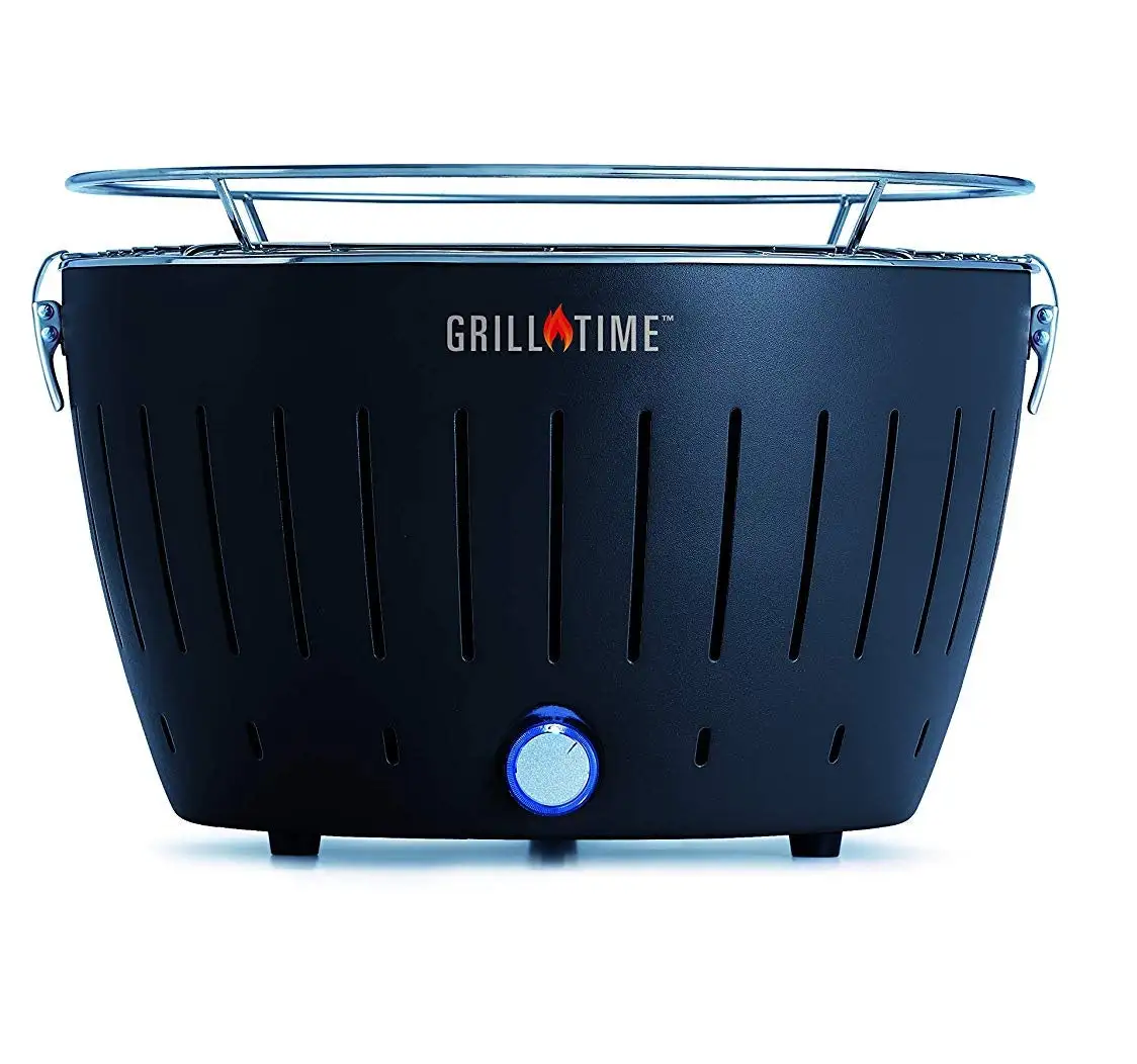 Grill Time UPG-G-13 Portable Grill Gray Compact Design