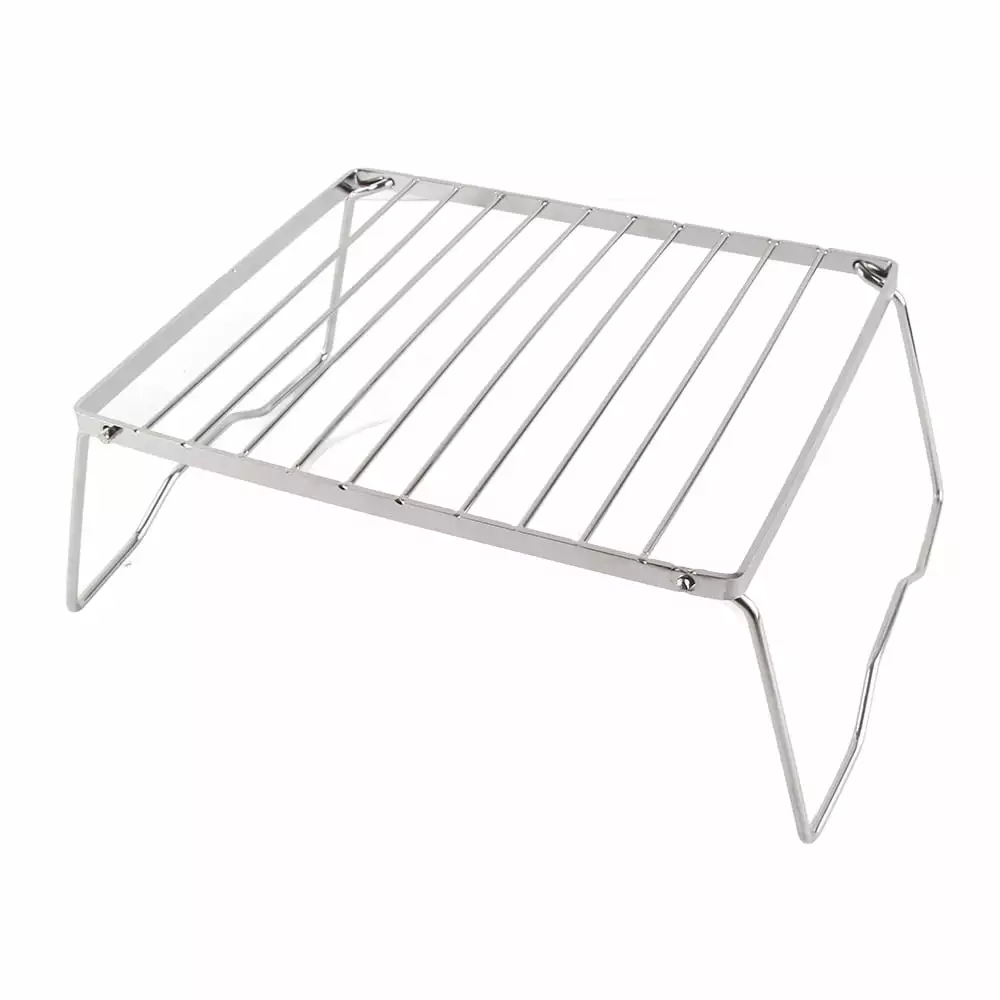 Clearance Stainless Steel Mini Grill Folding Travel-friendly Outdoor Barbecue Grill meilichangfushi