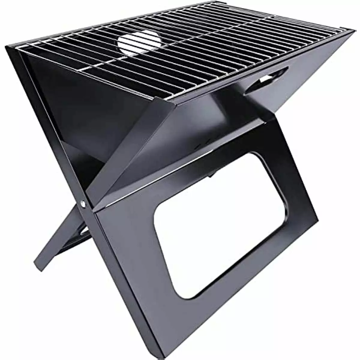 20 Travel-friendly Folding Grill Charcoal Barbecue Charcoal Tabletop Camping Grill BBQ