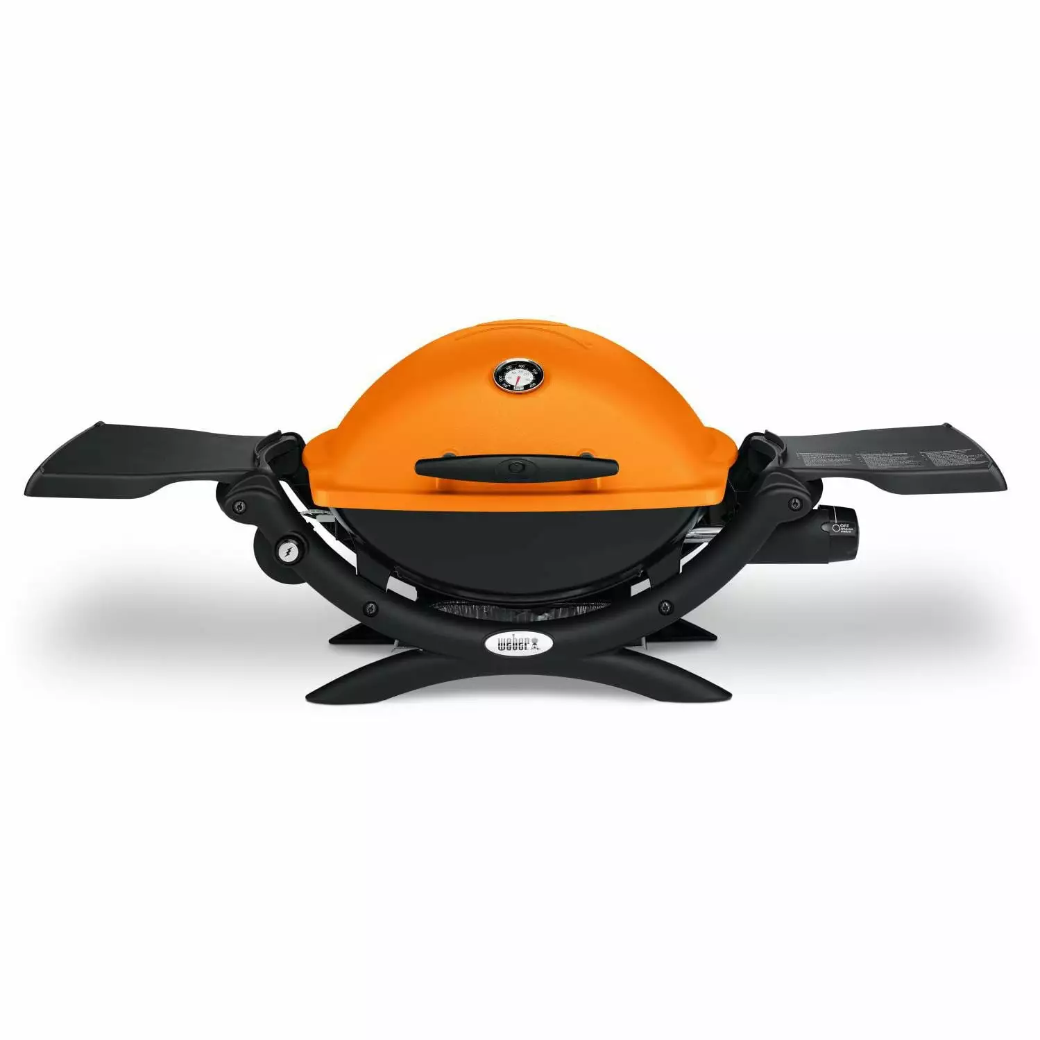 Weber Q 1200 Gas Grill Portable Outdoor Cooking Lid