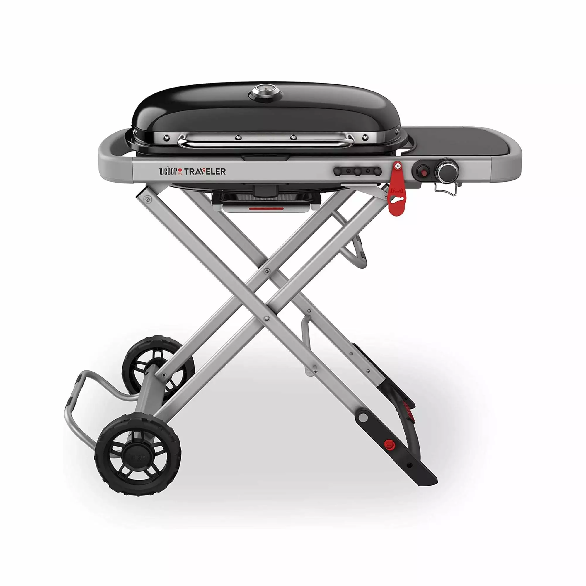 Weber Traveler Travel-friendly Propane Gas Grill Black