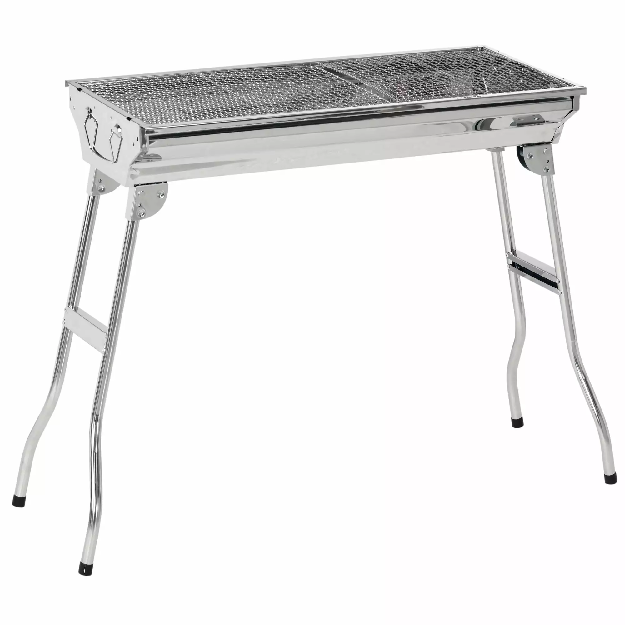 Stainless Steel Charcoal Grill Folding Legs 10.34 Inch Portable Outdoor Grill Yeah Depot
