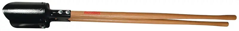 Razor-Back 78005 Post Hole Digger Handle, 11-1/2 L Blade, Riveted Blade, HCS Blade, Hardwood Handle Sheath