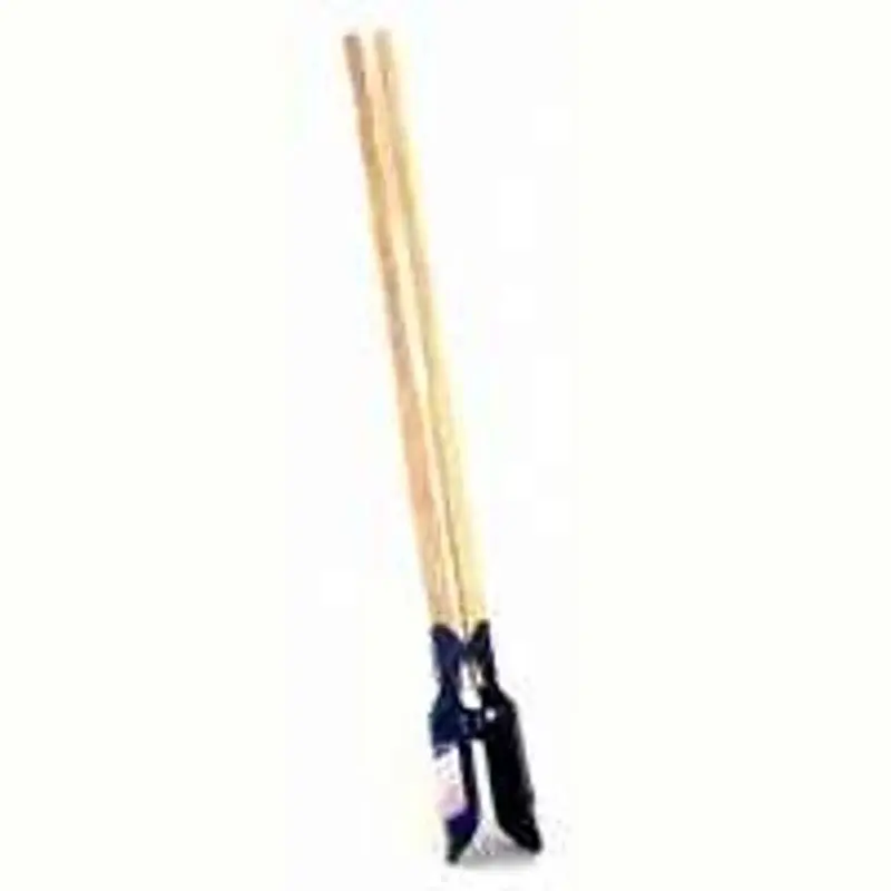 Seymour 21208 Post Hole Digger, Threefold Riveted Blade, Carbon Steel Blade, Hardwood Handle, Square Cut Handle, 107 OAL