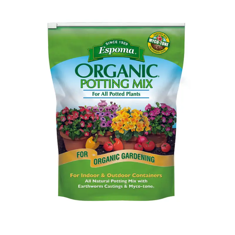 Espoma Organic All Purpose Potting Mix 8 qt 6 Pack Natural Soil