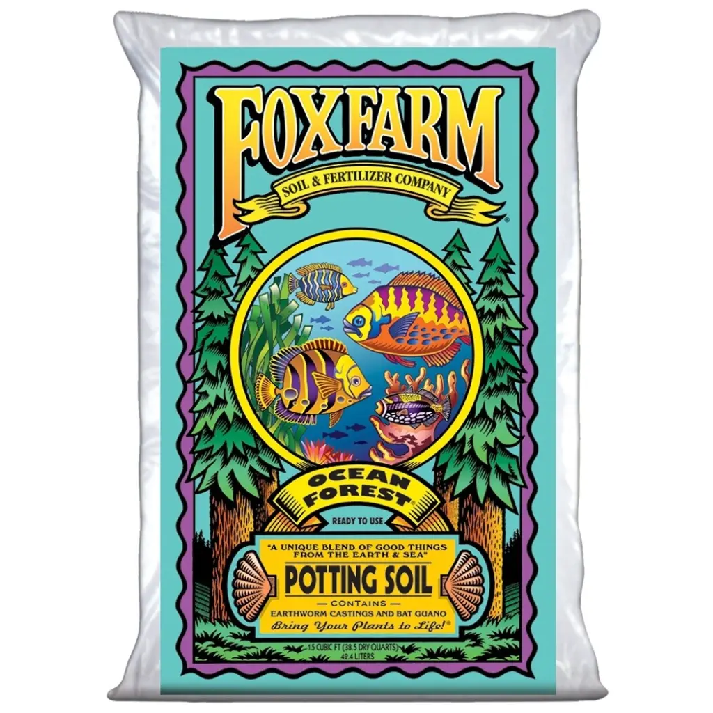FoxFarm Ocean Forest Potting Soil 1.5 Cubic Feet - pH Adjusted Blend