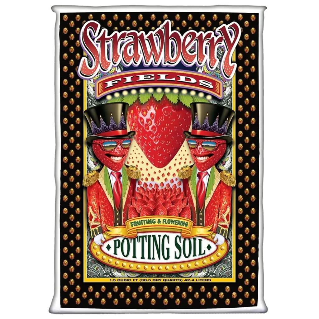 FoxFarm Strawberry Fields Potting Mix 1.5 Cubic Feet - Ideal Berries