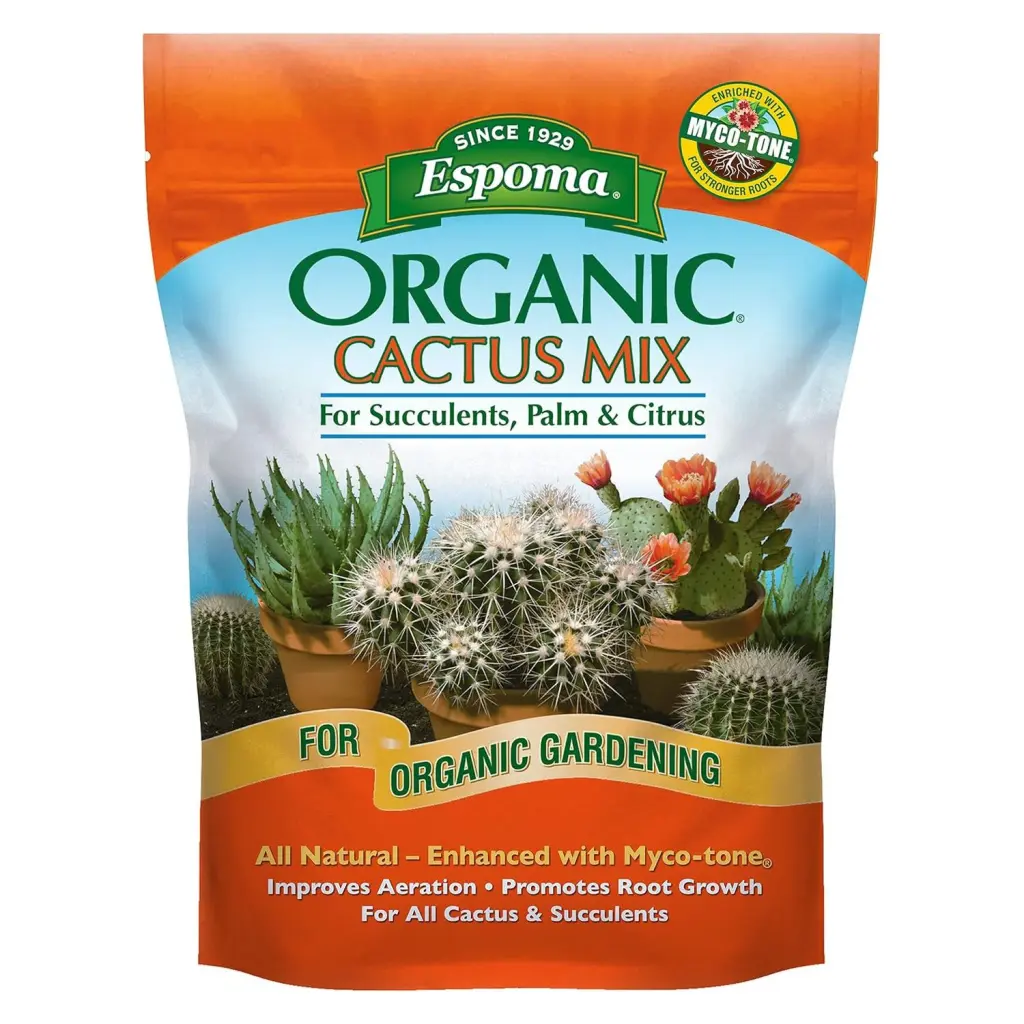 Espoma Cactus Palm and Citrus Potting Mix 8 qt Fast Draining Soil