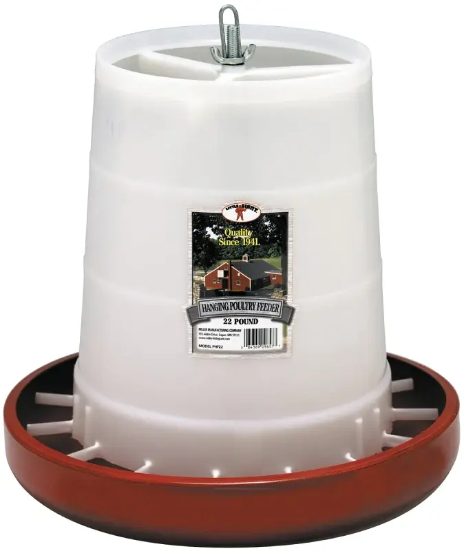 Little Gigantic PHF22 Poultry Feeder, 22 lb Capacity, Plastic