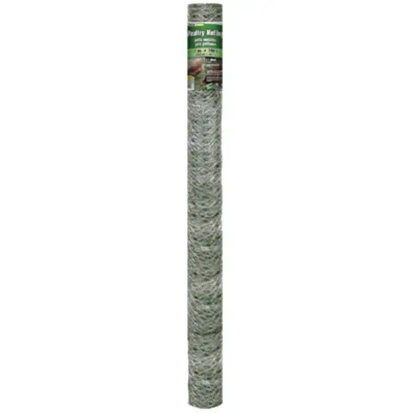 YardGard Galvanized Poultry Netting 20-Gauge 2 Mesh 72 Inches x 150 Feet