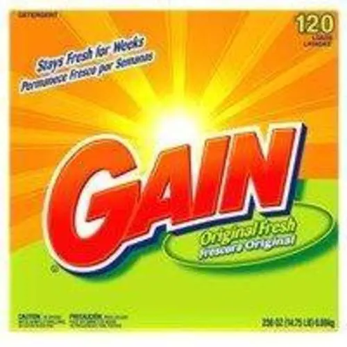 Gain 84919 Powder Laundry Detergent Original Scent 120 Loads 137 Oz
